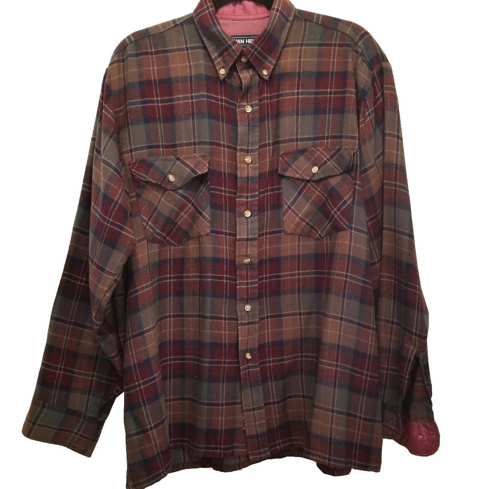 Van Heusen Mens Flannel Shirt